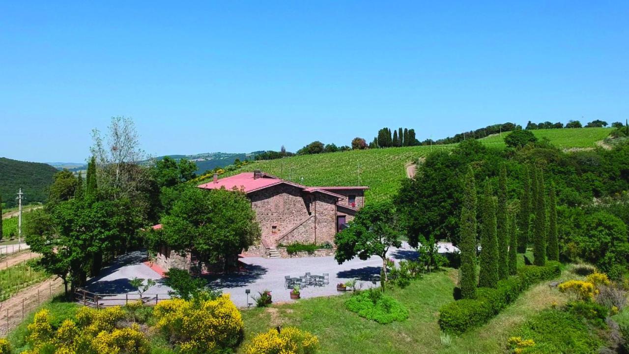 La Poderina Appartamenti Castelnuovo dellʼAbate Exteriör bild